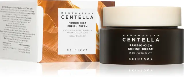 Skin1004 Madagascar Centella Probio-Cica Enrich Cream – Πλούσια ενυδατική κρέμα με προβιοτικά (MINI-TRAVEL SIZE) 15ml 2