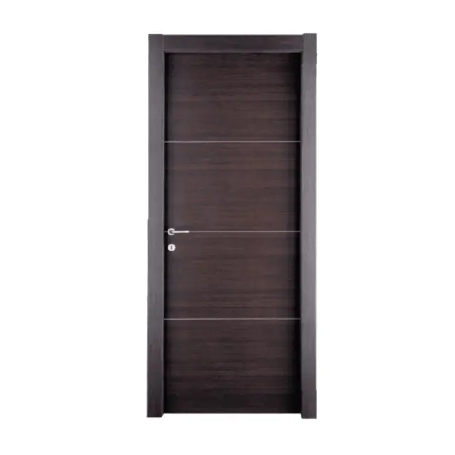 Θωρακισμένη Πόρτα Wenge με inox ΚΠ 100