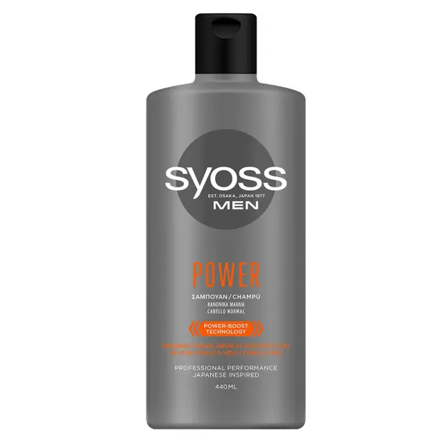 SYOSS Shampoo 440ml For Men power