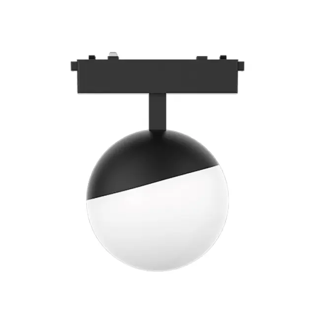 InLight Φωτιστικό LED 6W 3000K-6000K για Ultra-Thin μαγνητική ράγα σε μαύρη απόχρωση (by tuya and zigbee) D:10cmX10cm (T05305-Black)