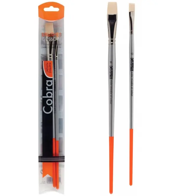 Σετ 2 Πινέλα Talens Cobra Serie 215 (No 10 - 16)
