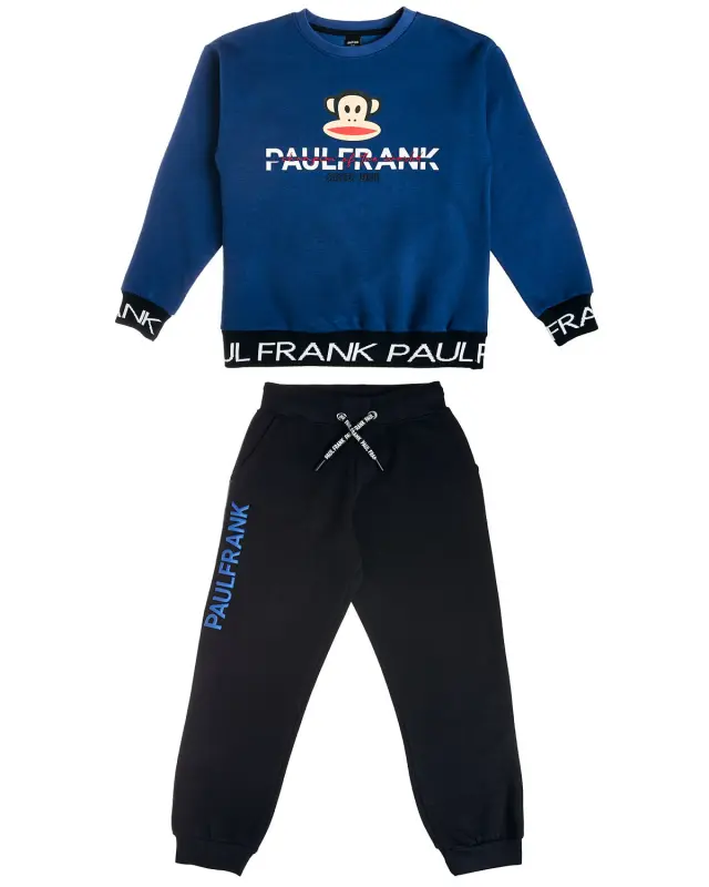 Σετ φόρμας φούτερ Paul Frank με τύπωμα και κέντημα