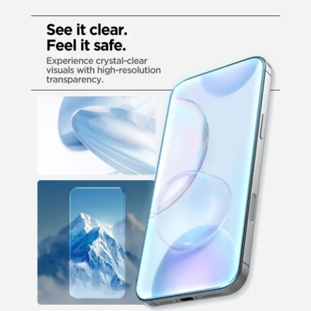 Spigen Alm Glas.tr Slim 3-pack Iphone 17 Pro Max / 18 Pro Max Clear 3