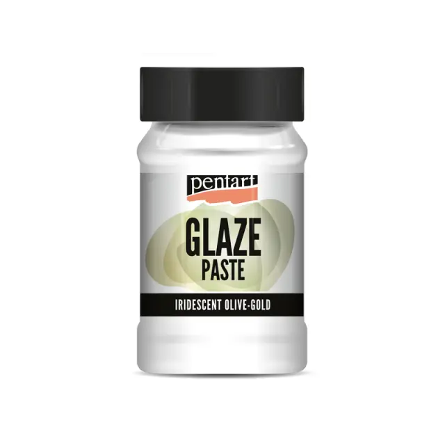 Glaze paste Pentart, Πράσινο χρυσό, 100ml