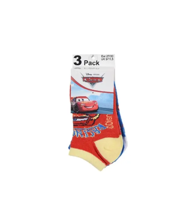 Παιδικές Κάλτσες Σοσόνια Σετ 3 τεμαχίων Disney Cars Πολύχρωμο 2