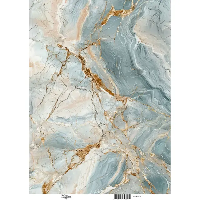 Ριζόχαρτο Maja's Memories, 30x42cm, Γεώδες πράσινο-γκρι, MDR1179