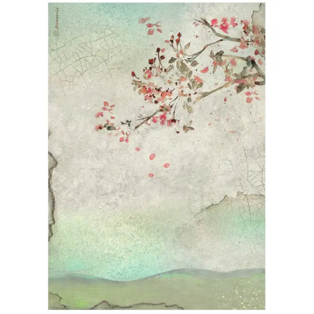 Ριζόχαρτο ντεκουπάζ Stamperia 21x29cm A4, House of Roses, Branch