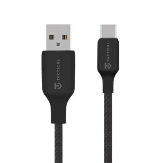 Tactical Stitch Thread Cable USB-A/USB-C 0.3m Black
