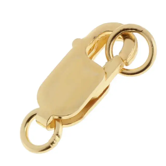 Κούμπωμα Καβουράκι Ορειχάλκινο Gold Color 10.5x5mm με 2 Κλειστά Κρικάκια ~10τεμ
