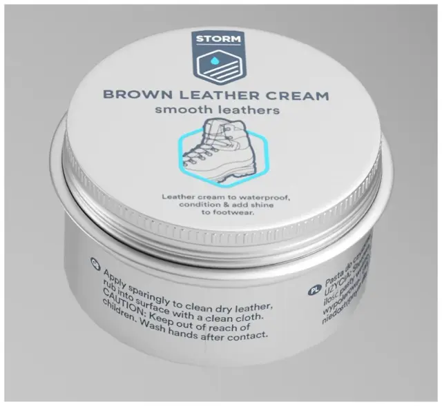 Κρέμα Υποδημάτων Storm Care Leather Cream 100ml Brown - S52403