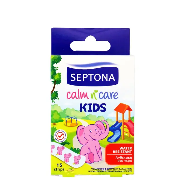 Septona Αδιάβροχα Αυτοκόλλητα Επιθέματα Calm n' Care Kids για Παιδιά 15τμχ