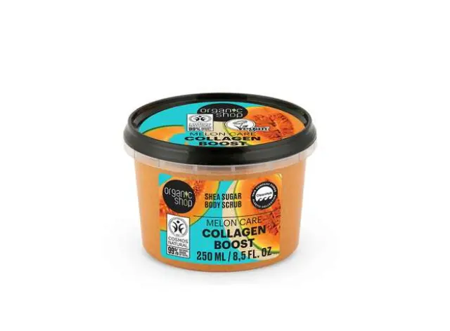 Organic Shop Scrub σώματος Collagen Boost Melon Care, 250ml