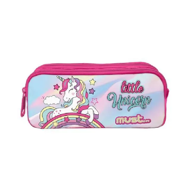 Must Κασετίνα Βαρελάκι 2 θήκες Little Unicorn (000585499)