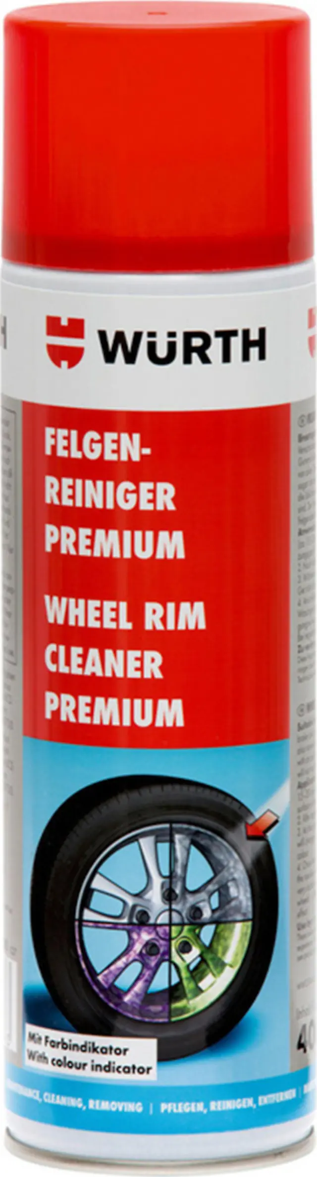 Wurth Σπρέι Καθαρισμού για Ζάντες Premium rim cleaner 400ml 0893476500
