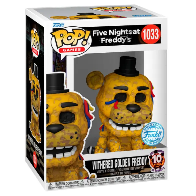 Funko Pop! Games: Five Nights at Freddy s - Golden Freddy Special Edition