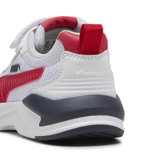 Puma X-Ray 3 LT AC (PS) (401494-01) - Λευκό-Κόκκινο 3