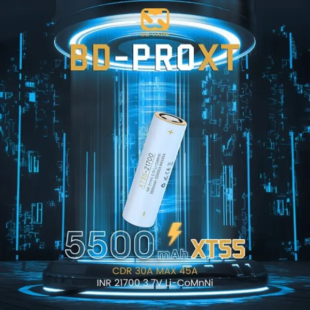 High-End Battery BD-PRO XT55 21700 5500mAh - BD Vape 2