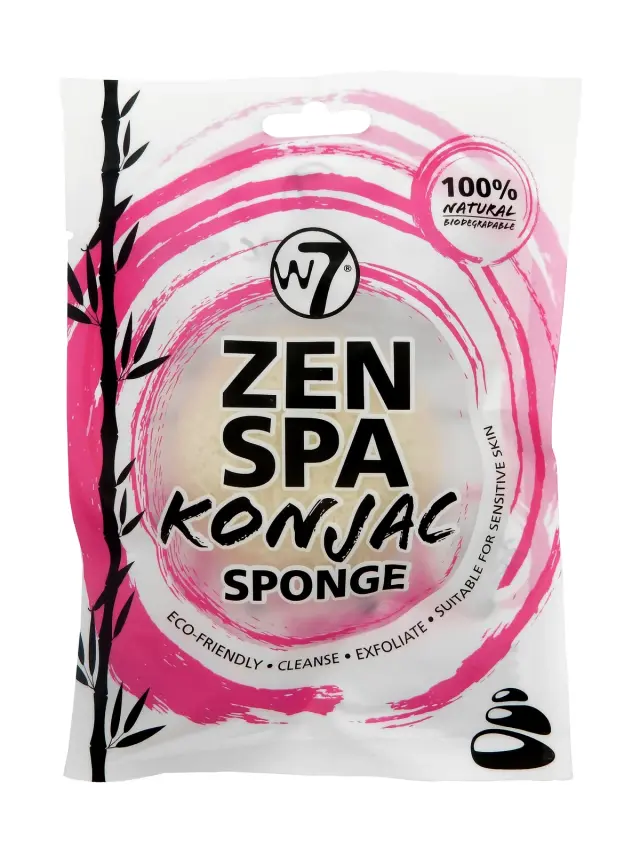 Zen Spa Konjac Sponge White W7