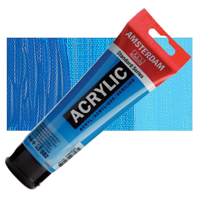 Ακρυλικό Talens Amsterdam 582 Manganese Blue Phthalo - 120ml