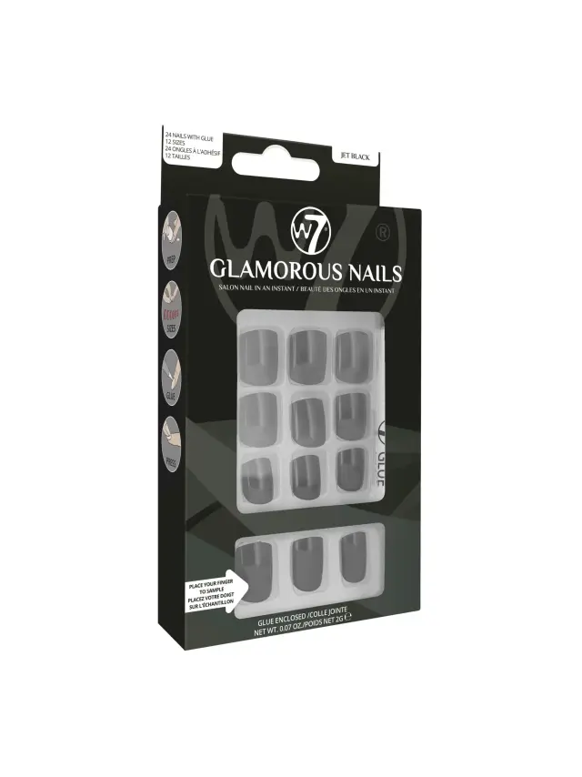 Glamorous Nails - Core Styles Jet Black W7