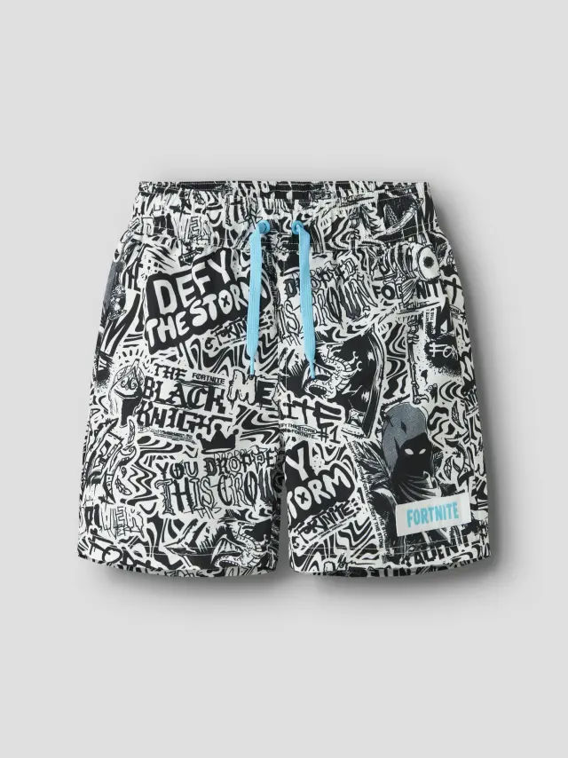 Name It Μαγιό αγορίστικο υφαντό Λευκό NKMMARKI FORTNITE SWIMSHORTS BFU - 13253242 3