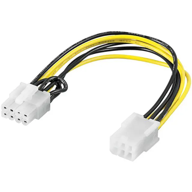 Καλώδιο / αντάπτορας τροφοδοσίας PCI Express 6 pin σε PCI Express 8 pin.