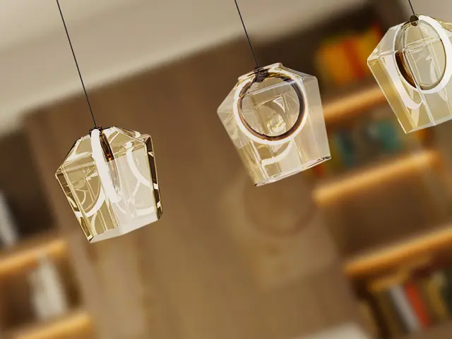 Ingrid 279680 – Κρεμαστό Φωτιστικό Οροφής 4L Champagne LED Dimmable Bronze 3