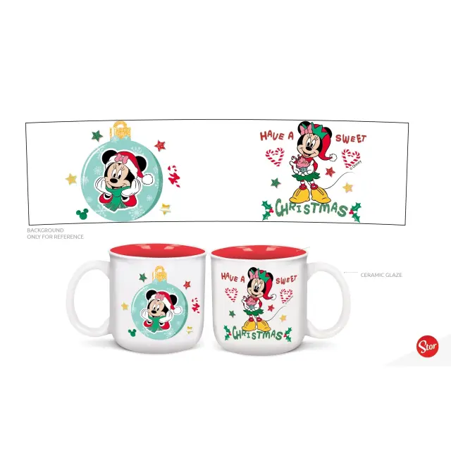 Κούπα κεραμική MINNIE 420ml Merry Xmas - Breakfast Mug 56004089