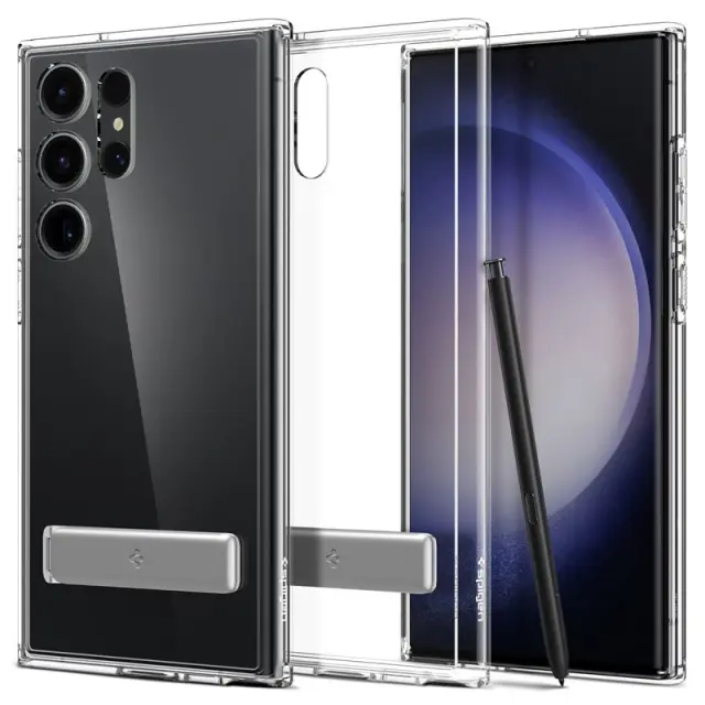 Spigen Ultra Hybrid S, crystal clear - Samsung Galaxy S23 Ultra