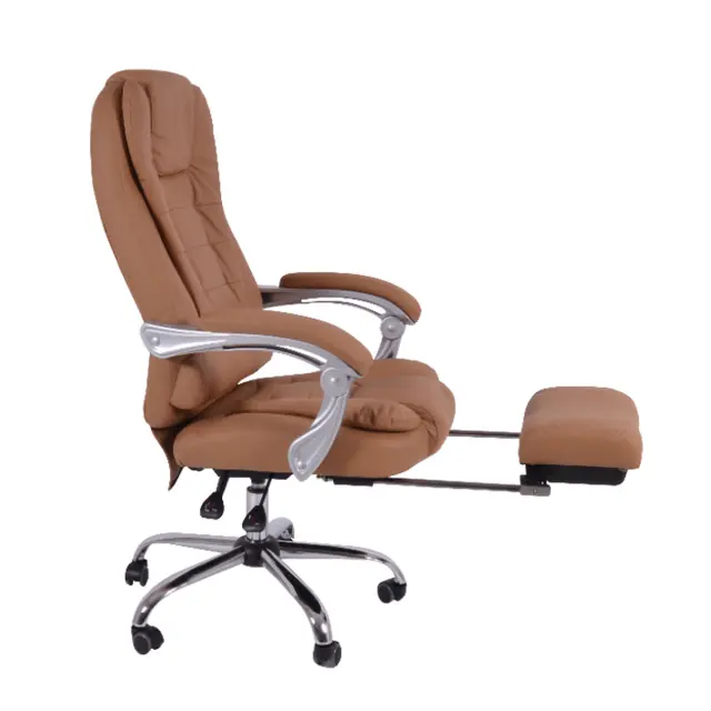 Πολυθρόνα Γραφείου Relax PU Μπεζ BF9700 67x72x120/128cm 2