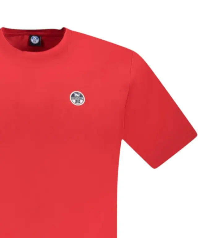 North Sails- Ανδρικό Κοντομάνικο Basic T-Shirt 996016-000-0230 Κόκκινο 3