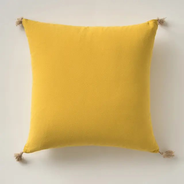 Μαξιλαροθήκη 43x43cm GOFIS HOME Ember Mustard 208