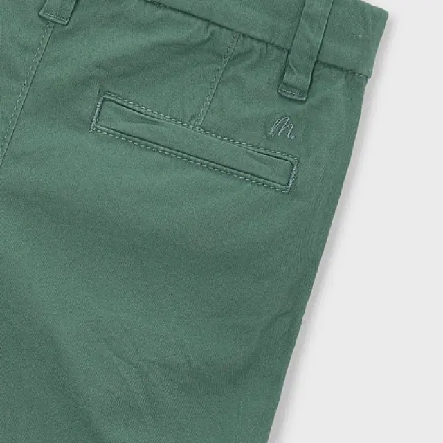 Mini 2 έως 10 ετών Βερμούδα chino καπαρντινέ πράσινο 2
