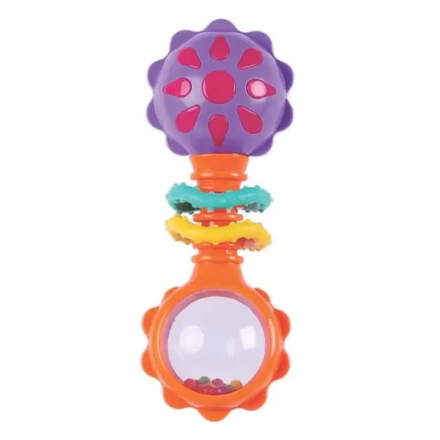 Playgro Activity Κουδουνίστρα Μασητικό Με Στριφτή Μπάρα 3m+