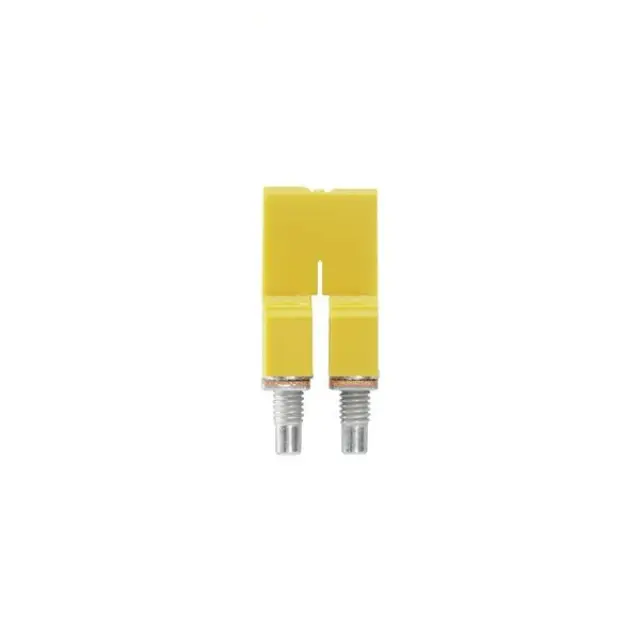 Cross-connector (terminal), when screwed in, yellow, 41 A, Number of poles: 7, Pitch in mm (P): 6.10, Insulated: Yes, Width: 7.6 mm