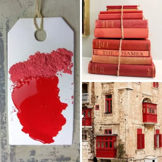 Χρώμα παλαίωσης Milk Paint Marsala Red, 250gr, Maja's Memories