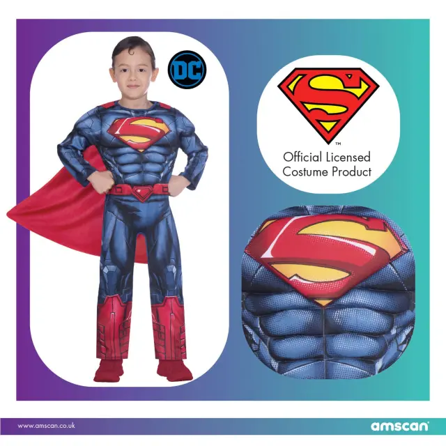 Στολή Superman Classic Costume 4-6 Ετών