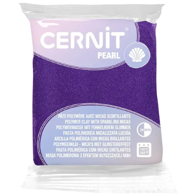 Πολυμερικός Πηλός Cernit Pearl No900 - Violet - 56gr