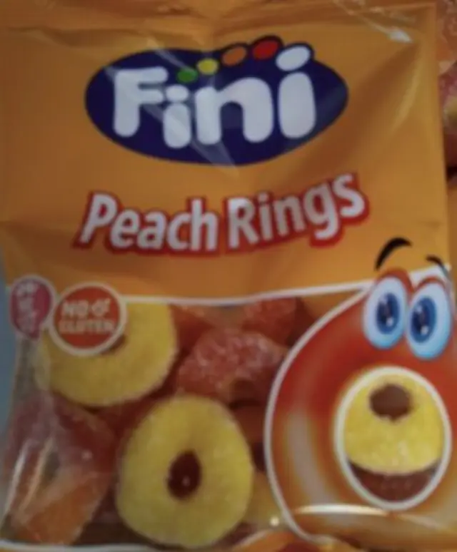Fini Δαχτυλίδια Ροδάκινο (No Fat - Gluten Free - 90gr)
