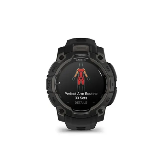 Garmin Venu X1 5.08 cm (2") AMOLED Digital 448 x 486 pixels Touchscreen Black Wi-Fi GPS (satellite)