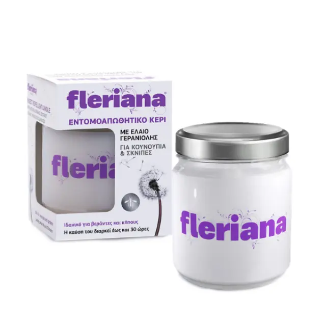 Power Health Fleriana Εντομοαπωθητικό Κερί - 130gr