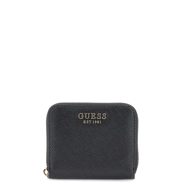 Πορτοφόλι GUESS Laurel Small Zip Around SWZG7459137 Μαύρο