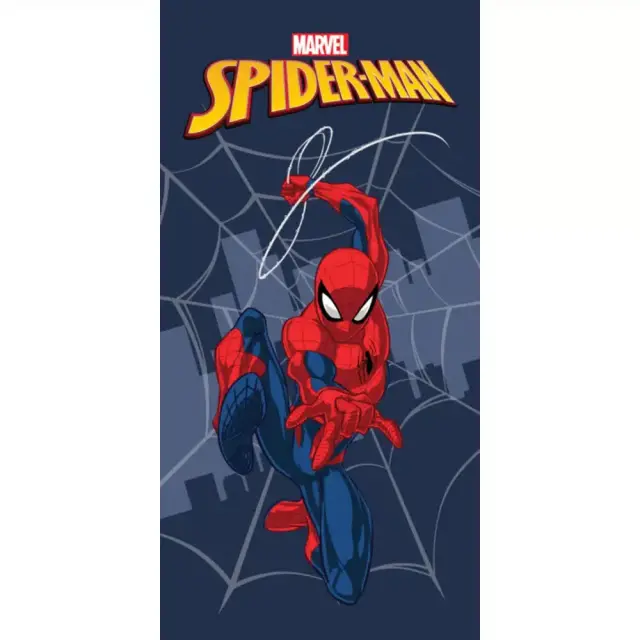 Πετσέτα Θαλάσσης Microfiber Spiderman Dark Γκρι 70 x 140 cm - 70 x 140 cm