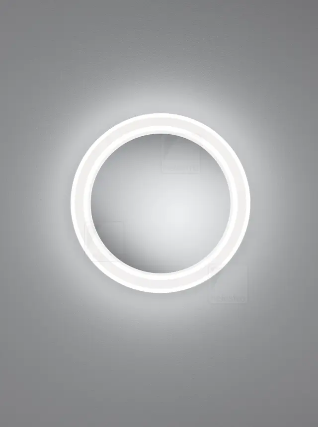 Φωτιστικό Καθρέπτης LED SAO Τοίχου & Οροφής Ø420 Mat White 40W Dimmable Άσπρο 2