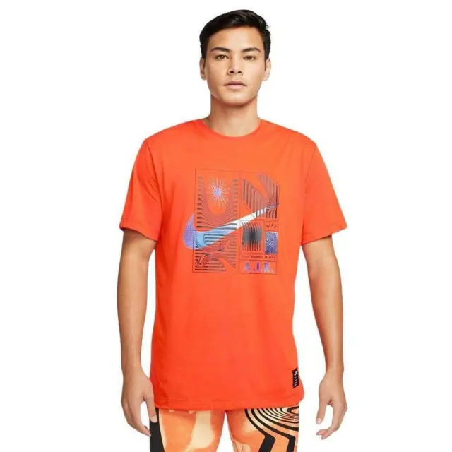 Nike Dri-FIT A.I.R T-Shirt (DM5684-817) - Πορτοκαλί - M