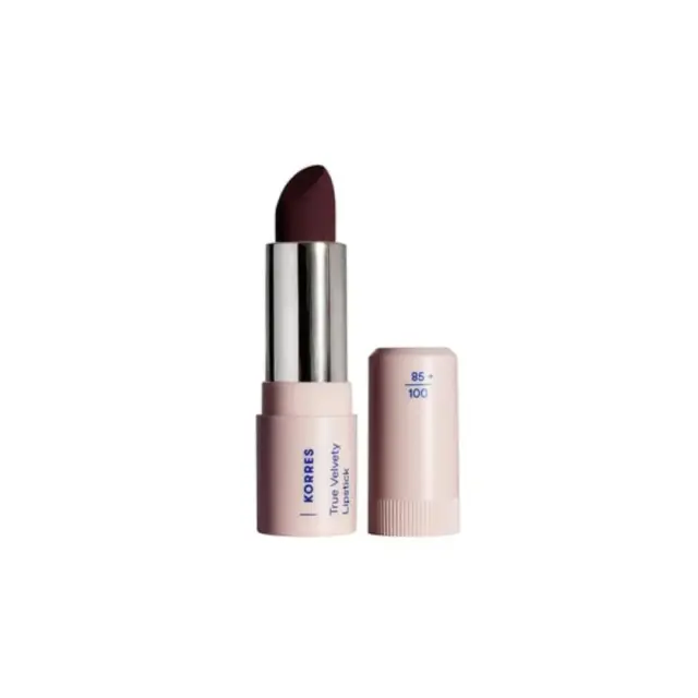 Korres True Velvety Lipstick 59 Wine Red, Κραγιόν Semi-Matte με Κρεμώδη Υφή Απόχρωση 59 3gr