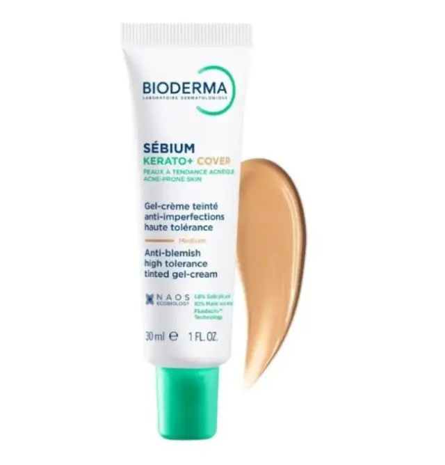 Bioderma Sebium Kerato Cover Για Ατέλειες Gel Κρέμα με Χρώμα 30ML