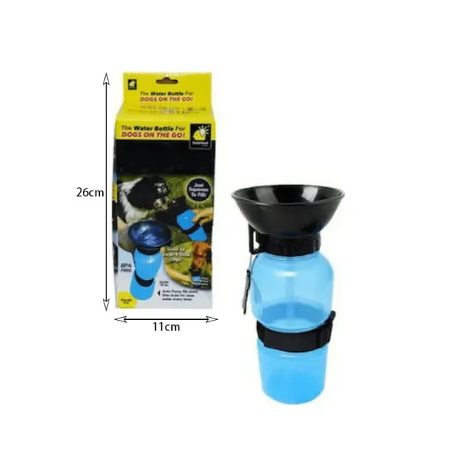 Πλαστικό Μπουκάλι Νερού για Σκύλο 500ml - Water bottle 5110