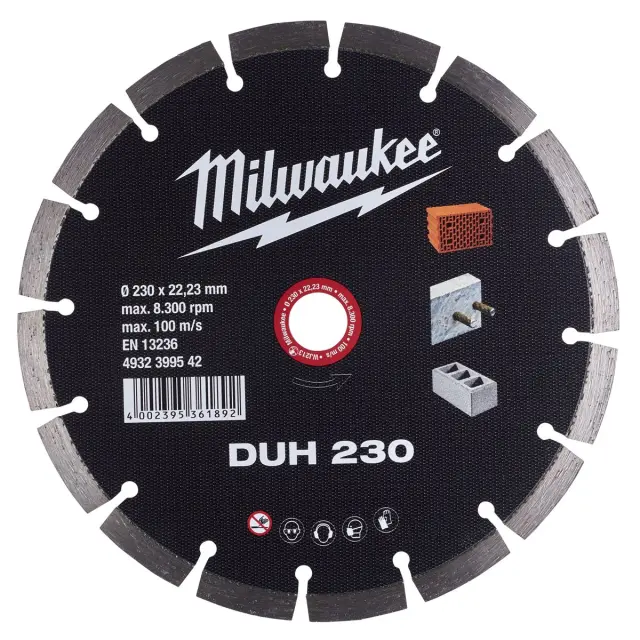 Milwaukee 4932399542 - Διαμαντόδισκος DUH 230mm
