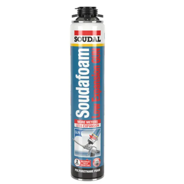SOUDAL Soudafoam Gun Αφρός PU Χαμηλής Διόγκωσης Πιστολιού 750ml
